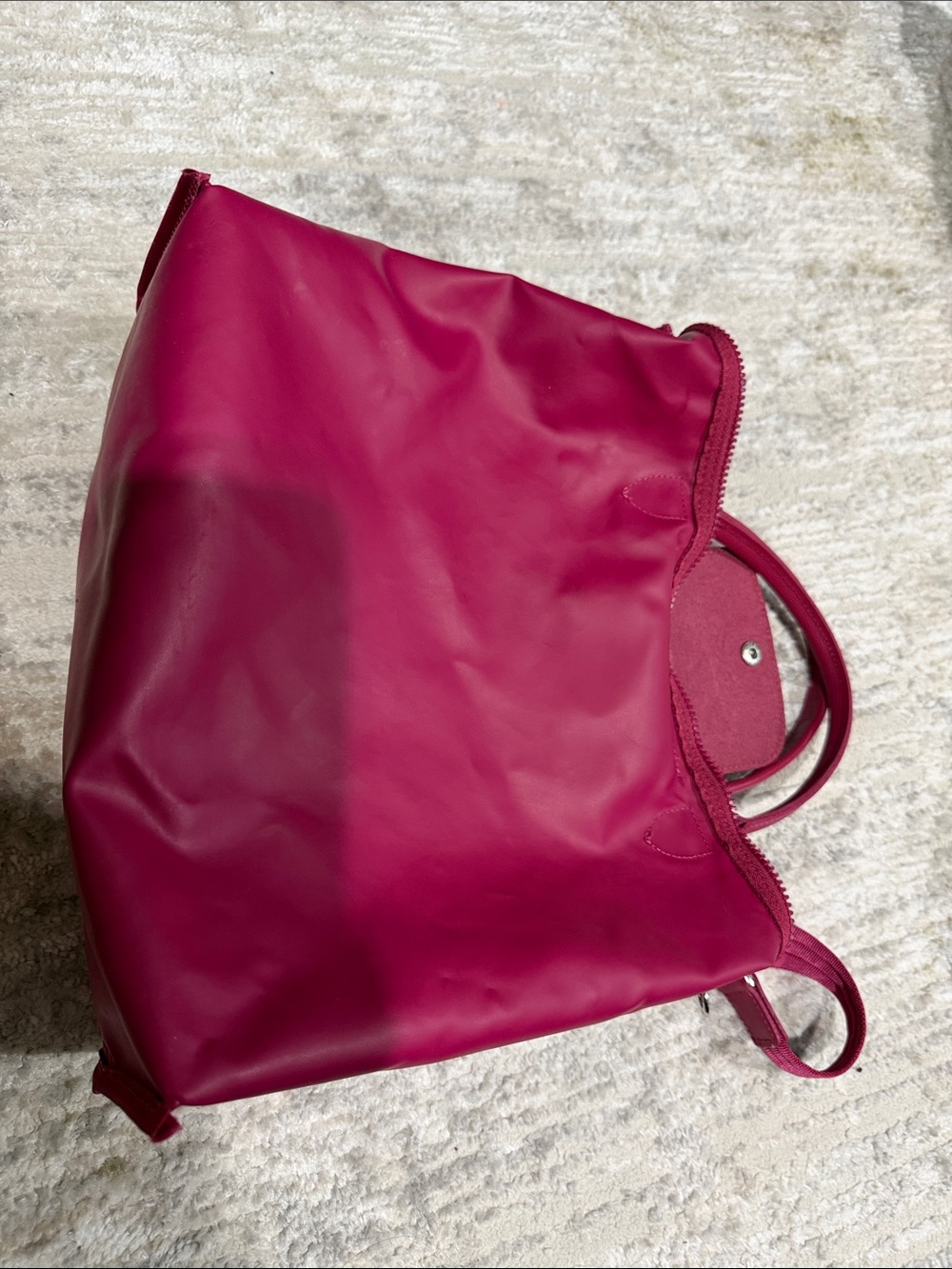 Longchamp Foldable Tote Bag - Raspberry - Picture 6 of 8